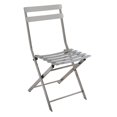 thumbnail image 1 of Industrial Styled Metal Folding Chair, Silver, Pack Of Two, 1 of 1