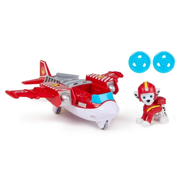PAW Patrol: Air Rescue Marshall Action Figure & Hero Hydro Airplane Toy with Projectile Launcher & 2 Projectiles, Kids Toys for Boys & Girls Ages 3+