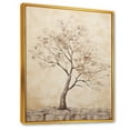 thumbnail image 2 of Designart "Minimalist Beige African Tree II" Tree African Floater Framed Canvas Art Print, 2 of 5