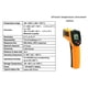 thumbnail image 4 of Termómetro infrarojo Termómetro infrarrojo NO para máquina de medición de temperatura digital sin contacto humano -58 ℉ ～ 752 ℉ (-50 ℃ ～ 400 ℃) con pantalla con emisividad de 0,95 para 1 1, 4 of 5