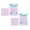 Purple, variant on Sticky Notes - 2PCS, 100 Sheets/Pad Tearable Adhesive Memo, Blue Medium