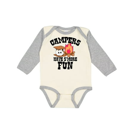 

Inktastic Campers Have Smore Fun Gift Baby Boy or Baby Girl Long Sleeve Bodysuit