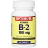 Optimum 100 mg Vitamin B-2 Tablets, 100 Count