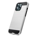 thumbnail image 1 of Compatible con iPhone 13 Cubierta protectora de 6,1 pulgadas Cubierta deslizante a prueba de golpes Capa protectora de doble capa resistente a los arañazos con ranura para tarjeta, 1 of 1