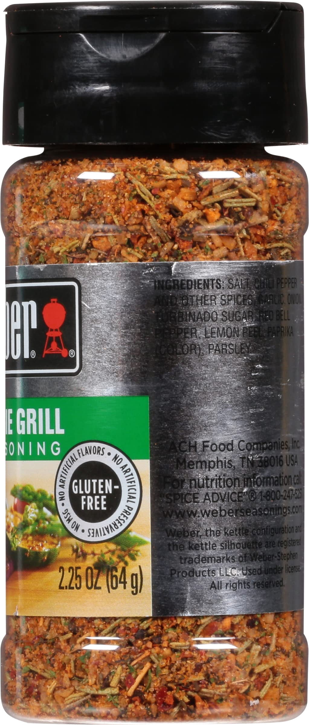 Weber Veggie Grill Seasoning, 2.25 Ounce Shaker