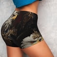 thumbnail image 4 of Balery Noble Style Bald Eagle Pantalones cortos de entrenamiento estampados para mujer, sin costuras, ajustados, para gimnasio, yoga, correr, deportes, ejercicio activo, fitness.-XX-Large, 4 of 8