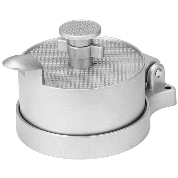 Hamburger Press Patty Maker, Aluminum Alloy Burger Press Patty Maker, Spring Burger Press, Non-Stick Push Plunger Hamburger Press for Homemade Burger