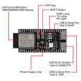 thumbnail image 3 of 2 Uds Esp32 Esp32-S3 Wifi + Bluetooth Internet De Las Cosas Placa De Desarrollo Dual Tipo C Placa De Núcleo Esp32-S3-Devkit C N8R2 Para Arduino, 3 of 4