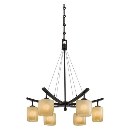 Minka Lavery Traditional Chandelier - Minka Lavery Raiden 6 Light Chandelier - Iron Oxide