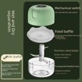 thumbnail image 4 of Wireless Electric Garlic Mincer & Food Processor - Mini 100ml Capacity with 4 Blades, White Upgraded Version - Efficient Kitchen Tool for Garlic Paste, Making - Compact, Durable, Wholesale Available, 4 of 6