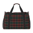 thumbnail image 1 of Fotbe Tartan Plaid Bolsa de Viaje con Estampado, Bolsa de Fin de Semana para Mujer con Compartimento para Zapatos, Bolsa de Gimnasio con Bolsillo Húmedo, 1 of 7