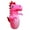 Pink, variant on Yellow Yellow Inflatable Dinosaur Tumbler Toy For Indoor Kids Play Exercise Punching Bag 7.87X7.87Inch