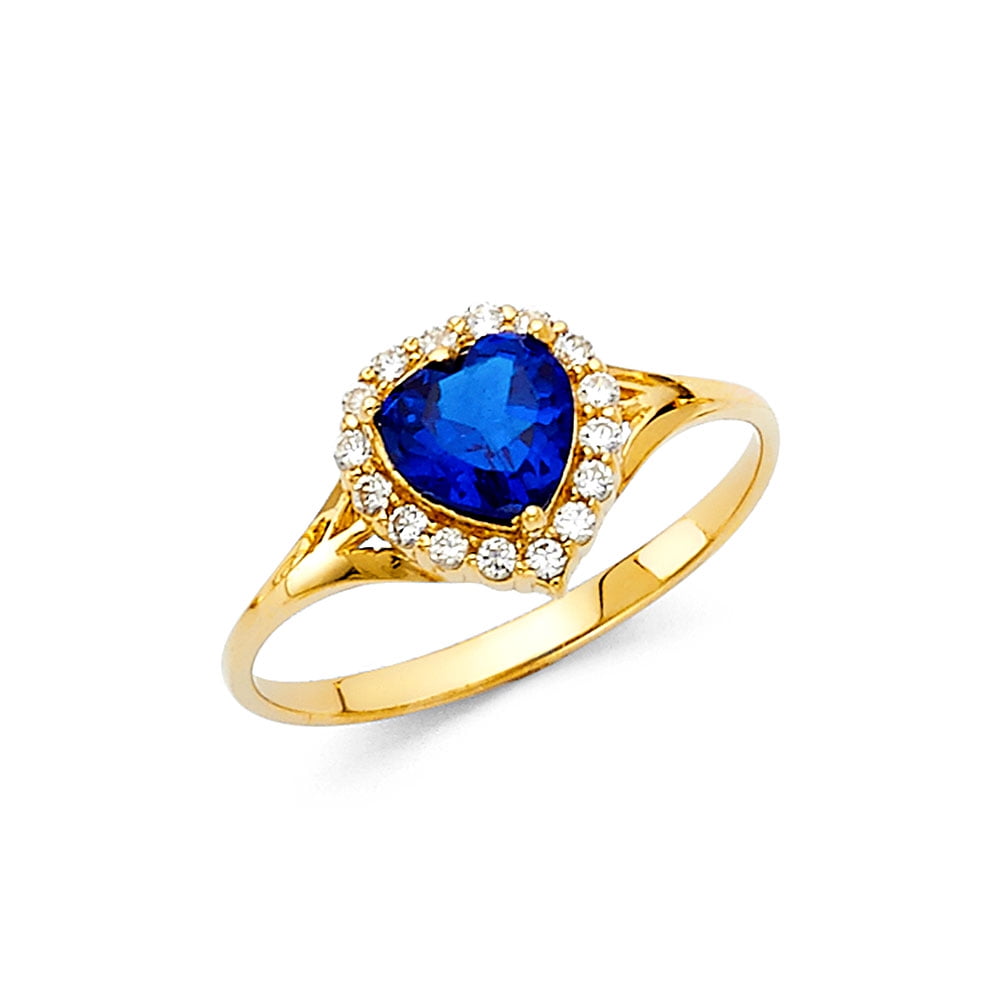 FB Jewels 14K Yellow Gold Ladies Cubic Zirconia CZ Fashion Anniversary Ring FB Jewels 14K Yellow Gold Ladies Cubic Zirconia CZ Fashion Anniversary Ring
