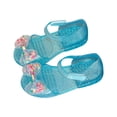 thumbnail image 2 of Delliss Jelly Sandals for Girls Closed Toe Princess Style Sandals Summer Dress Shoes Beach Flat Non-Slip Sandals, 2 of 5