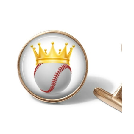Baseball Player Cufflinks (Solid Bronze)