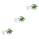 thumbnail image 2 of Matsuzay Planta Falsa Hogar Con Hojas Artificiales De Monstera Deliciosa Planta Artificial De Bajo Mantenimiento Lavabo Blanco/Monstera Type1 NO1, 2 of 6