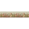 thumbnail image 3 of Trimz Tulips and Lily of the Valley Floral Wallpaper Border - Green, White, Gray - 15' L x 9.75" W, 3 of 4