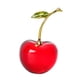 thumbnail image 2 of Estatua de cereza de fruta, decoración de mesa, artesanías de vidrio, regalos, decoración de mesa, escultura de cereza roja para dormitorio, oficina,, 2 of 9