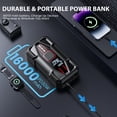 thumbnail image 3 of NEXPOW 4000A Car Jump Starter with Air Compressor, 12V Car Battery Charger Booster with PD 30W Fast Charge, 150PSI 59.2Wh Air Pump, Smart Clamps (Emergency Multi-Function Power Pack), 3 of 6