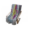 thumbnail image 4 of Florida Soft Flannel Fleece Blanket, Weathered Colorful Surfboards and Hand Drawn Anchors Paradise Beach, Cozy Plush for Indoor and Outdoor Use, 60" x 80", Pale Grey and Multicolor, by Ambesonne, 4 of 6