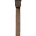 thumbnail image 3 of Ekena Millwork 2"W x 12"D x 12"H Hamilton Steel Bracket, Hammered Dark Bronze, 3 of 11