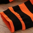 thumbnail image 7 of GYRATEDREAM Newborn Infant Girls Halloween Outfit Toddler Baby Fall Clothes Pumpkin Print Ruffle Romper Top + Leggings Pants with Tulle Tutu Skirt 2Pcs Set for 0-24 Months, 7 of 7