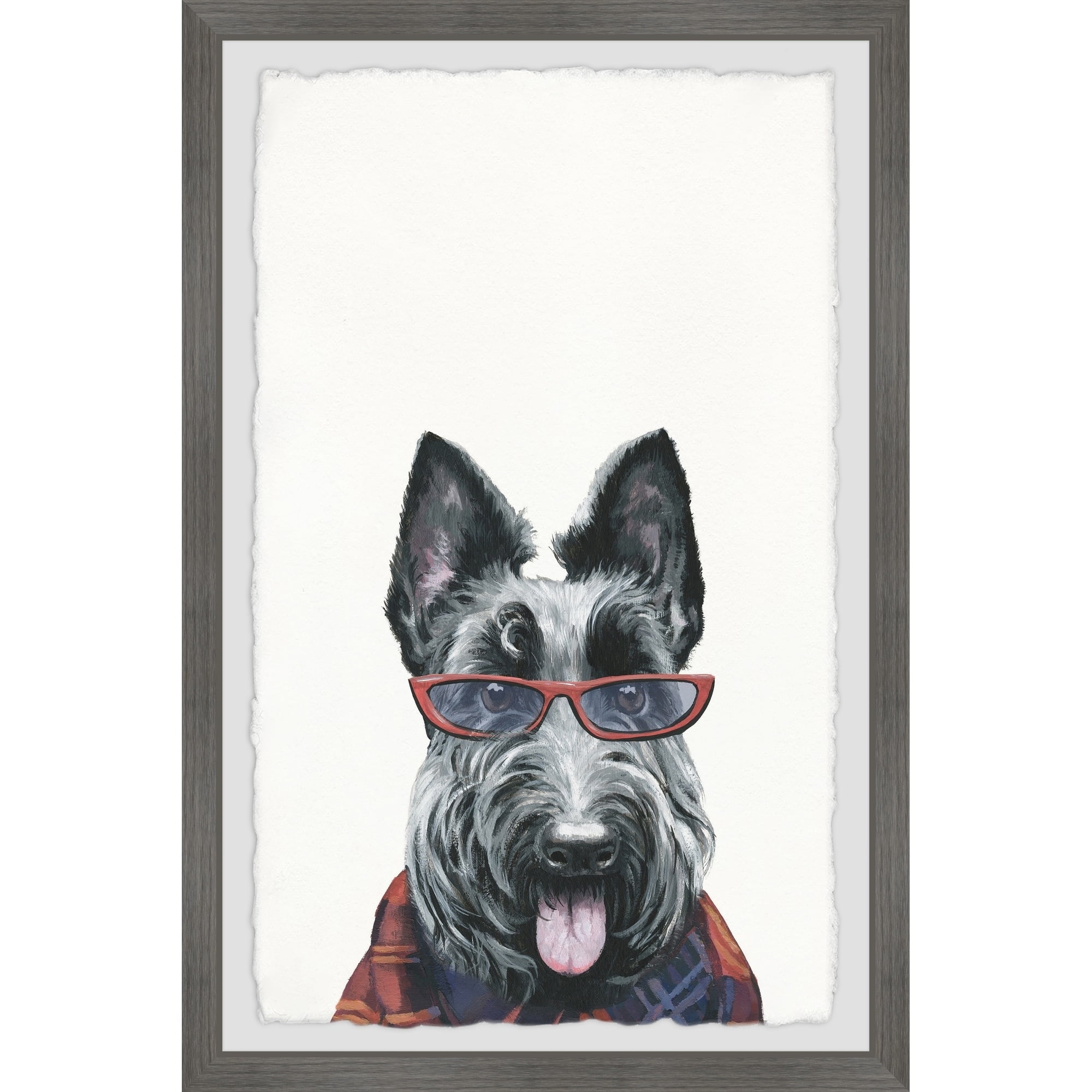 Marmont Hill "Jaunty Style" Framed Painting Art Print, 20.00" x 1.50"