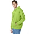 thumbnail image 4 of Hanes EcoSmart Unisex Fleece Hoodie (Big & Tall Sizes Available) Lime S, 4 of 5