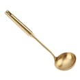 thumbnail image 3 of Stainless Steel Ladle Spoon, Big Soup Ladle Turner Set, Seamless AntiScald Kitchen Tool for Cooking. Suitable for Home Cooking, Stainless Steel Material, Rose Gold, 2 Pieces, 3 of 7