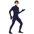 thumbnail image 1 of XXWXYD Combinaison Intégrale pour Enfants à Manches Longues avec Pieds, Col Roulé, Extensible, pour Gymnastique, 1 of 6