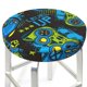 thumbnail image 2 of Balery Play Game Fundas de asiento para taburete de bar redondo de tela de terciopelo ajustables que protegen de arañazos y manchas para sillas de 14 a 17 pulgadas.-12 inch, 2 of 5