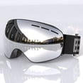 thumbnail image 1 of Gafas de esquí con bastones para adultos, para hombres y mujeres, con revestimiento al vacío de color antivaho de doble capa, 1 of 5