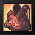 thumbnail image 2 of Unknown 15x15 Black Modern Framed Museum Art Print Titled - Feeding Baby, 2 of 5