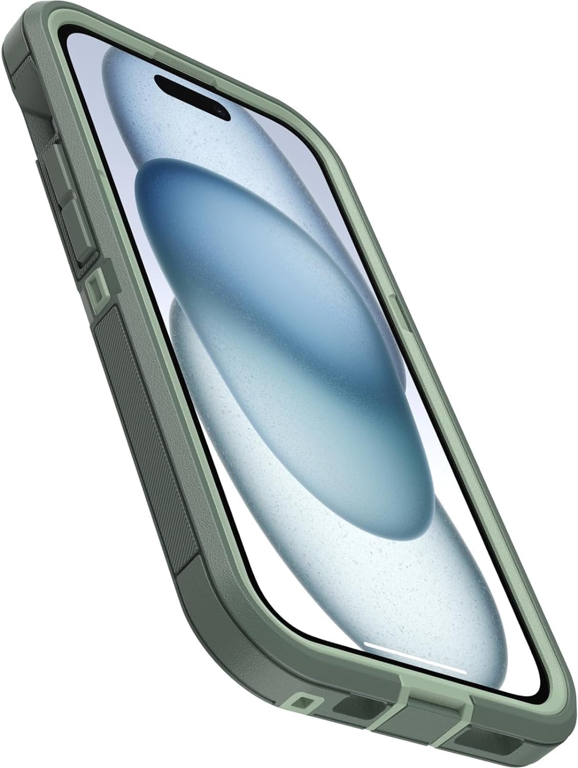 OtterBox iPhone 15, iPhone 14 & iPhone 13 Only - Defender Series XT Case - Emerald Isle Green - Screenless - Rugged - Lanyard Attachment - Microbial Defense Protection - Non-Retail Packaging