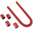 thumbnail image 1 of 48 Inch Radiator Flexible Coolant Water Hose Kit with Cap Clamp Stainless Steel Universal Engine Cooling Water Hose Kit, 1 of 7