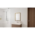 thumbnail image 4 of QR1857WS Quoizel Lighting Reflections - 32 Inch Rectangular Mirror-Weathered Brass Finish, 4 of 5