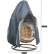 thumbnail image 2 of Protector de silla de 2 piezas, color negro y gris, tela recubierta de PU, impermeable y transpirable, 2 of 5