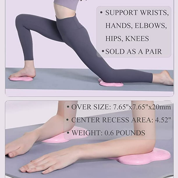 NETSENG 2PCS Yoga Props Accessories Cushions Knees and Elbows, Non-slip Yoga  Mats for Kneeling Support for Fitness 