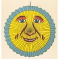 thumbnail image 2 of Anonymous 15x16 Gold Ornate Wood Frame and Double Matted Museum Art Print Titled - Smiling Sun Lantern Design (ca 1880), 2 of 4