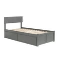 thumbnail image 4 of Mediterranean Mastery Platform Bed with Flat Panel Footboard, Stylish Storage Drawers for Extra Space!, 4 of 6