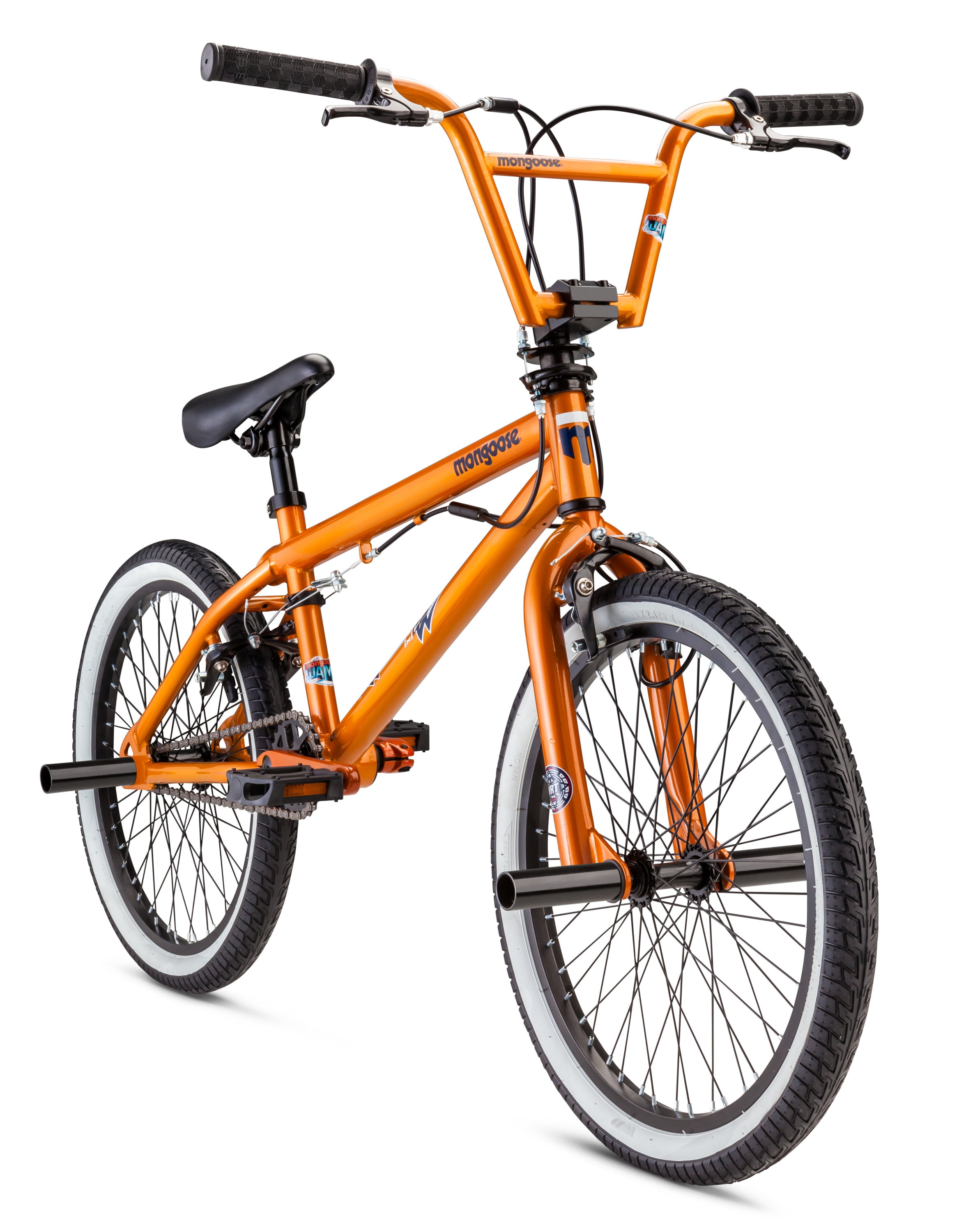 orange 20 inch bike