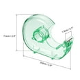 thumbnail image 2 of Unique Bargains Tape Dispenser Double-Side Handheld Tapes Cutter Holder, Green 5 Pack, 2 of 5