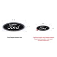 thumbnail image 2 of Emblema Ovalado Ford Negro Decorativo en Plástico Cromado, 2 of 7