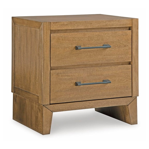 Signature Design by Ashley Sherbana 2-Drawer Nightstand, Light Brown