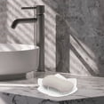 thumbnail image 2 of Unique Bargains 1 Pc Waterproof Soap Holder Flower White Soap Holder for Bathroom 5.31"x5.12"x1.38", 2 of 6