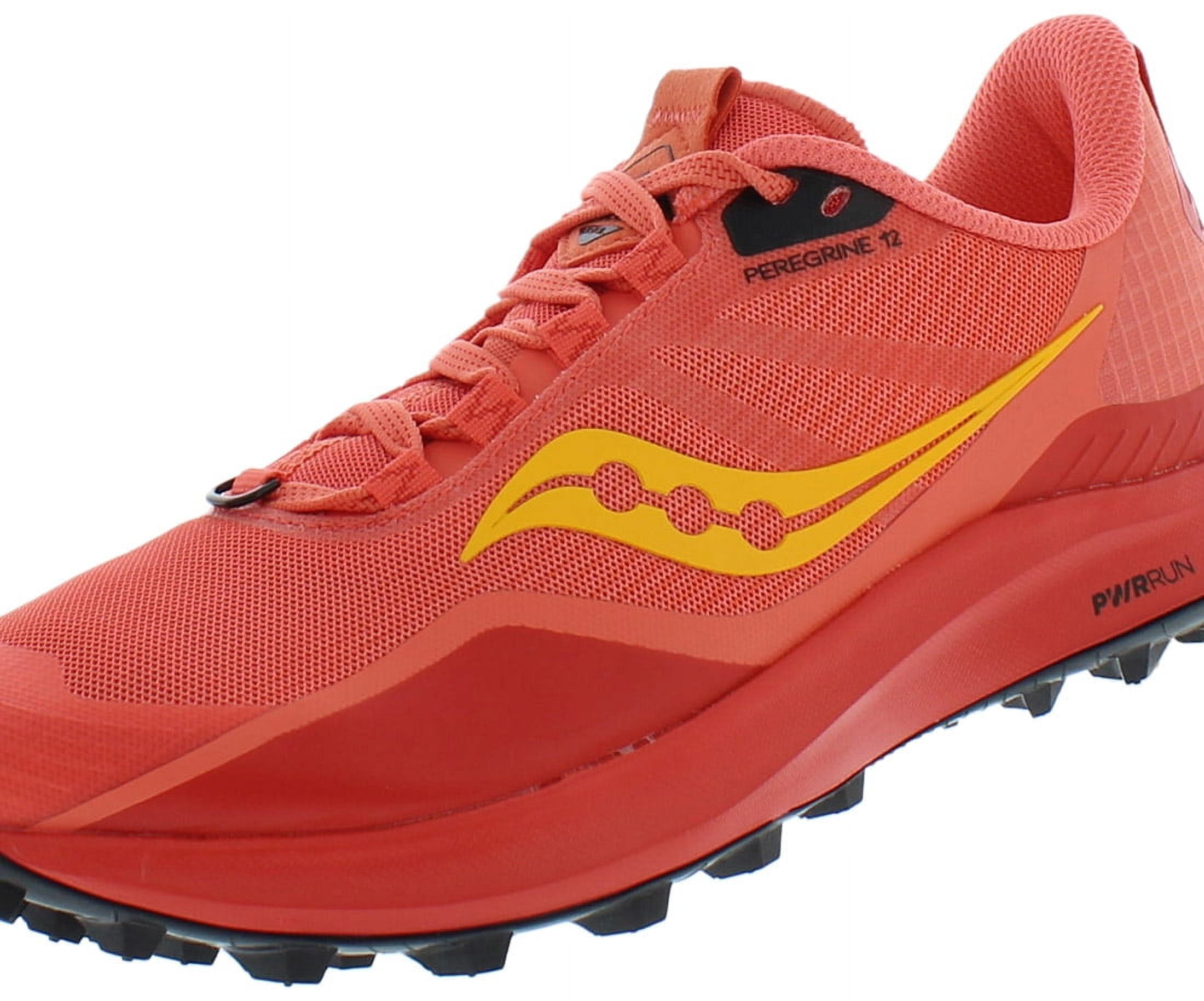 Saucony Peregrine 12 Womens Shoes Size 7, Color: Coral 