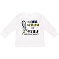 thumbnail image 3 of Inktastic I Wear Blue and Yellow for Myself Down Syndrome Awareness Boys or Girls Long Sleeve Toddler T-Shirt, 3 of 5