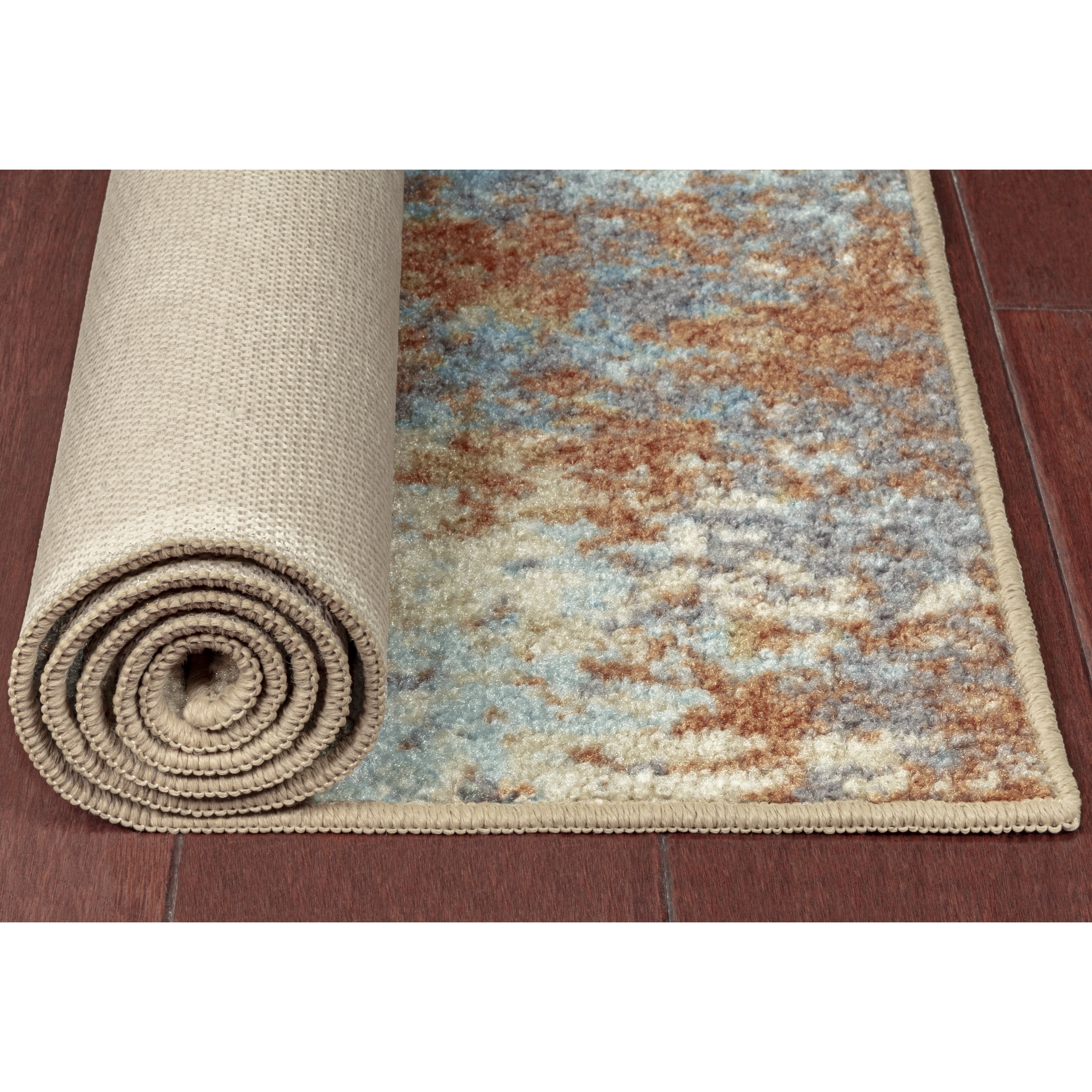 Maples Rugs Horizon Abstract Contemporary Multicolor Entryway Indoor Accent Rug, 2'6" x 3'10"