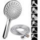 thumbnail image 1 of Cabezal de ducha Vevor con manguera flexible de 2m acero Inoxidable 6 modos de Ahorro de agua, 1 of 5