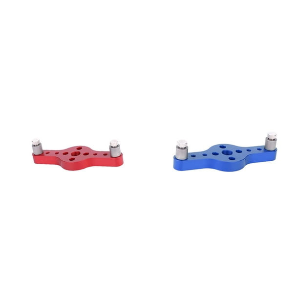 sweethay Localizador de taladros para el hogar, localizadores de perforación de precisos universales, de agujeros de bolsillo para Kits y herramientas para tallar Rojo sweethay TO009175-02